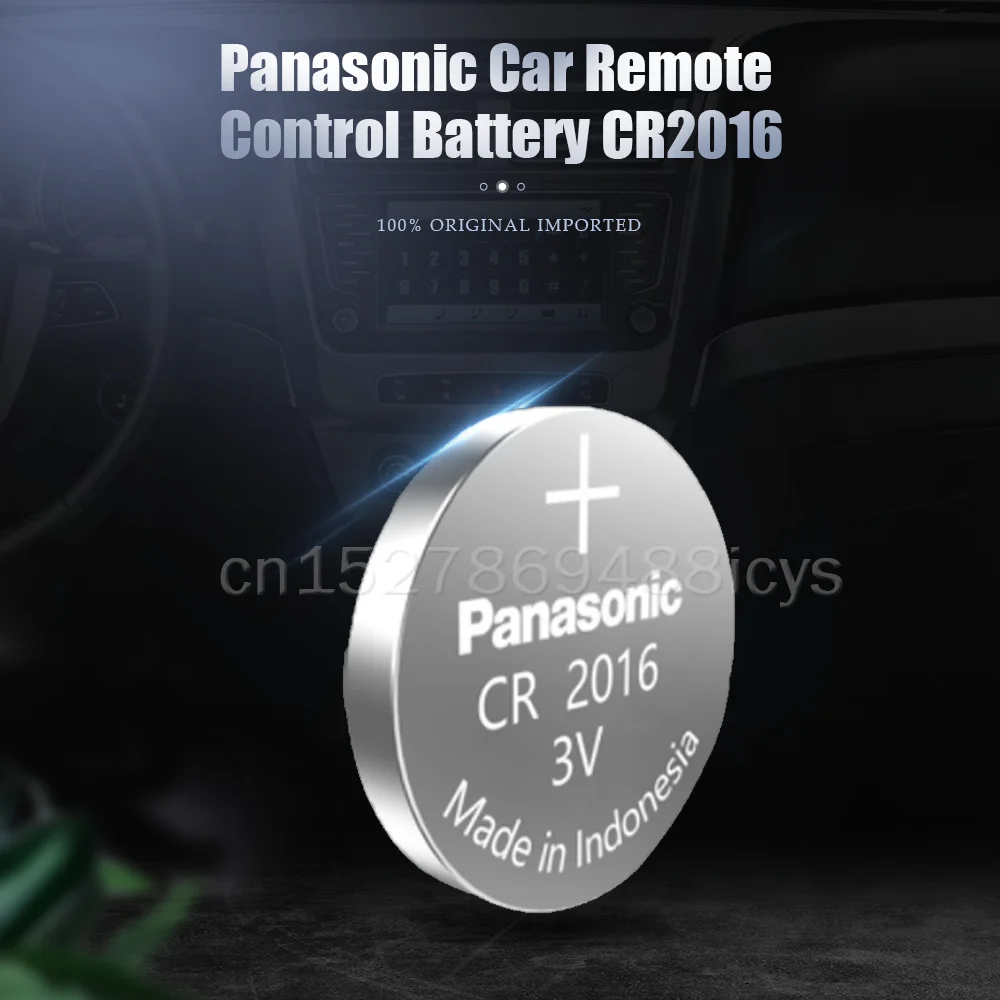 50 шт. оригинальный Panasonic CR2016 CR 2016 DL2016 ECR2016 BR2016 3 В литиевая батарея для светодиодных