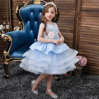 summer tutu dress for girls dresses kids clothes wedding events flower girl dress birthday party costumes children clothing 2021