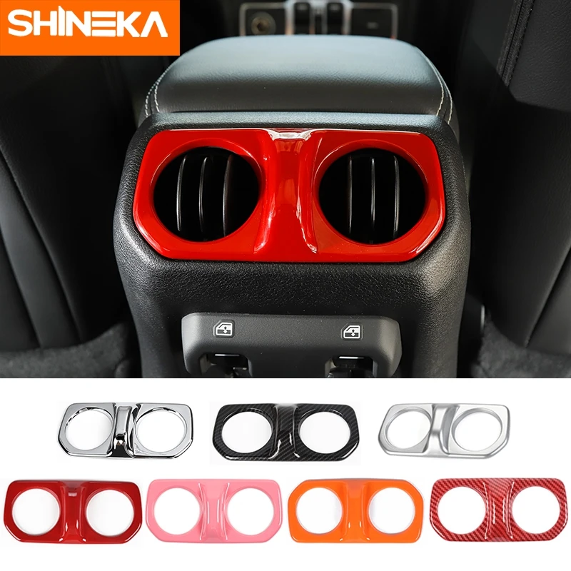 SHINEKA Автомобильный Вентилятор заднего кондиционера на выходе украшения крышка