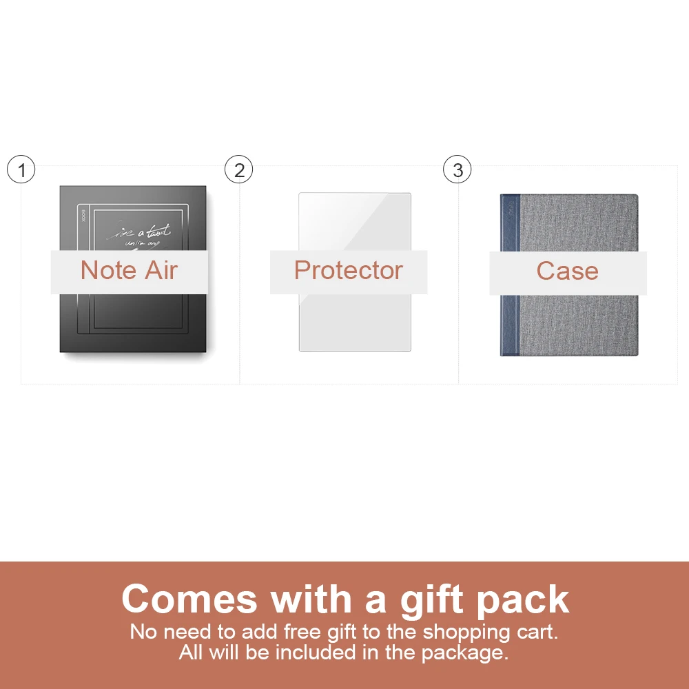 Пакет BOOX Note Air с бесплатными аксессуарами | Электроника
