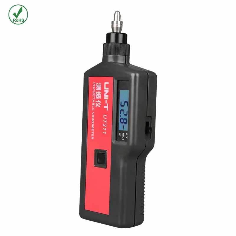 Φ UT311 Портативный ЖК Вибрационный анализатор тестер измеритель виброграф
