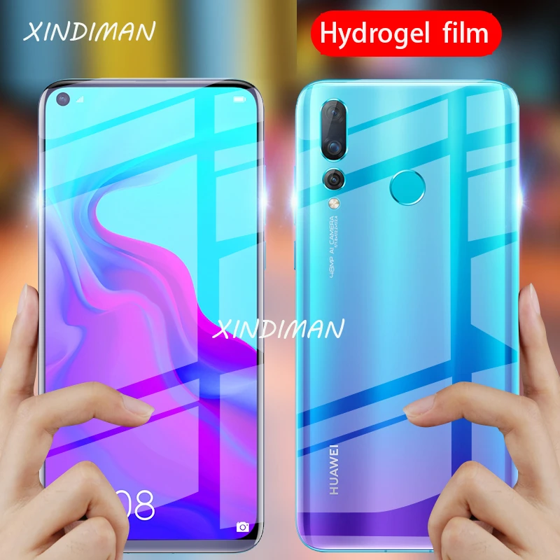 25D передняя + задняя Гидрогелевая пленка для huawei nova5 5i мягкая защитная из