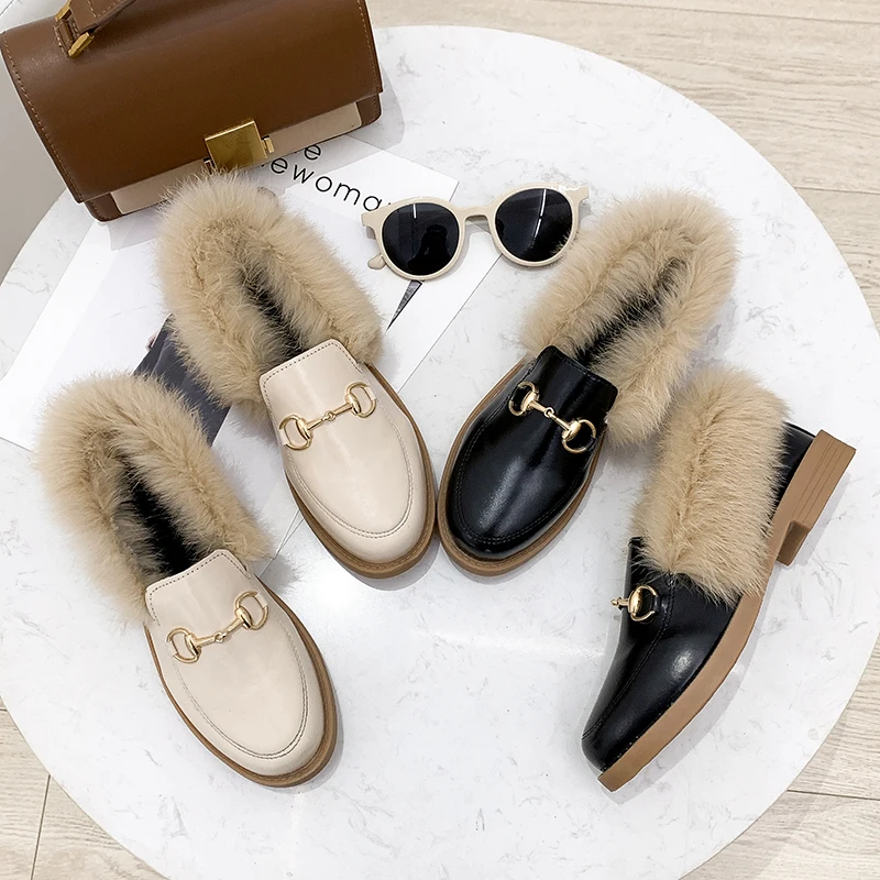 Новинка 2019 года дизайнерская женская обувь на плоской подошве сезон осень-зима