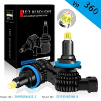new upgrade canbus h4 h7 led truck car headlight bulbs 100w 20000lm 12v 24v 48 csp chip h1 h3 h11 hb3 hb4 d2s 6500k auto lamp