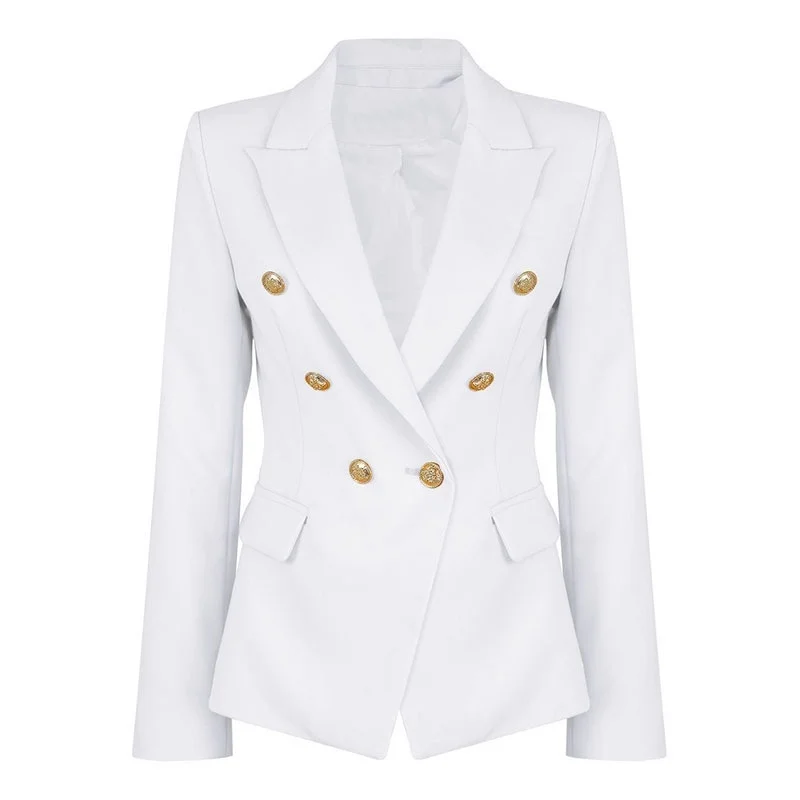 

Simple personality one button casual suit coat autumn and winter women's top