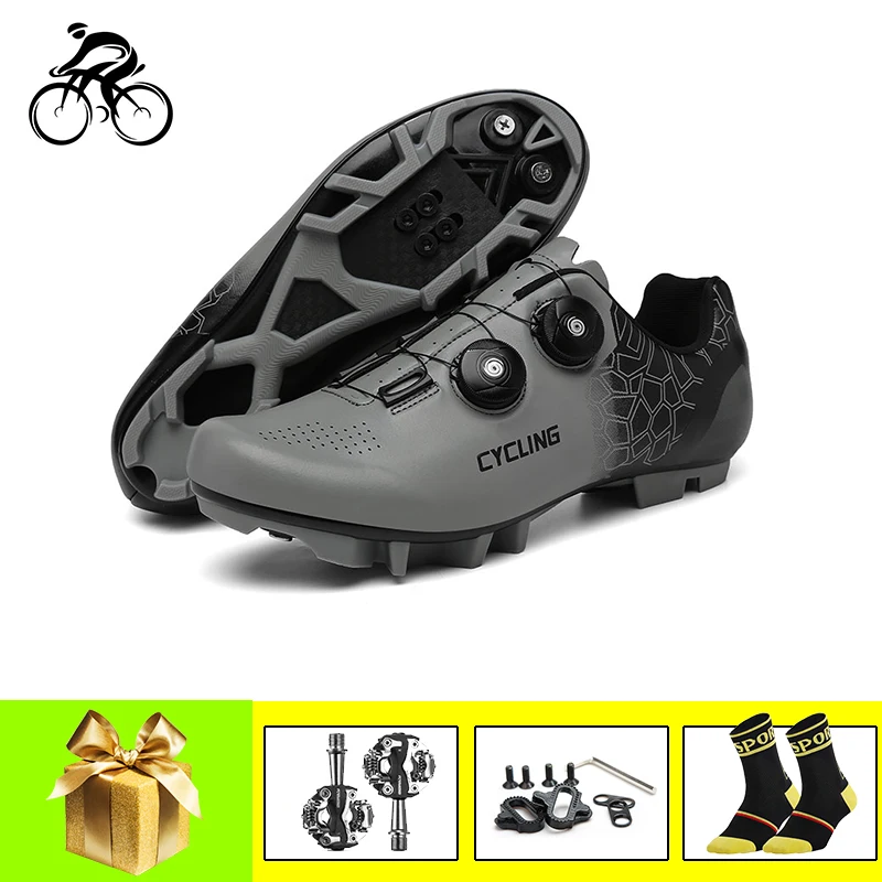 

Zapatillas Ciclismo Mtb Cycling Shoes Add SPD Pedals Breathable Self-locking Bicicleta Triatlon Mountain Bike Sneakers Footwear