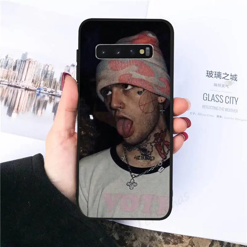 

Lil Peep Lil Bo Peep Phone Case For Samsung galaxy S 7 8 9 10 20 edge A 6 10 20 30 50 51 70 note 10 plus