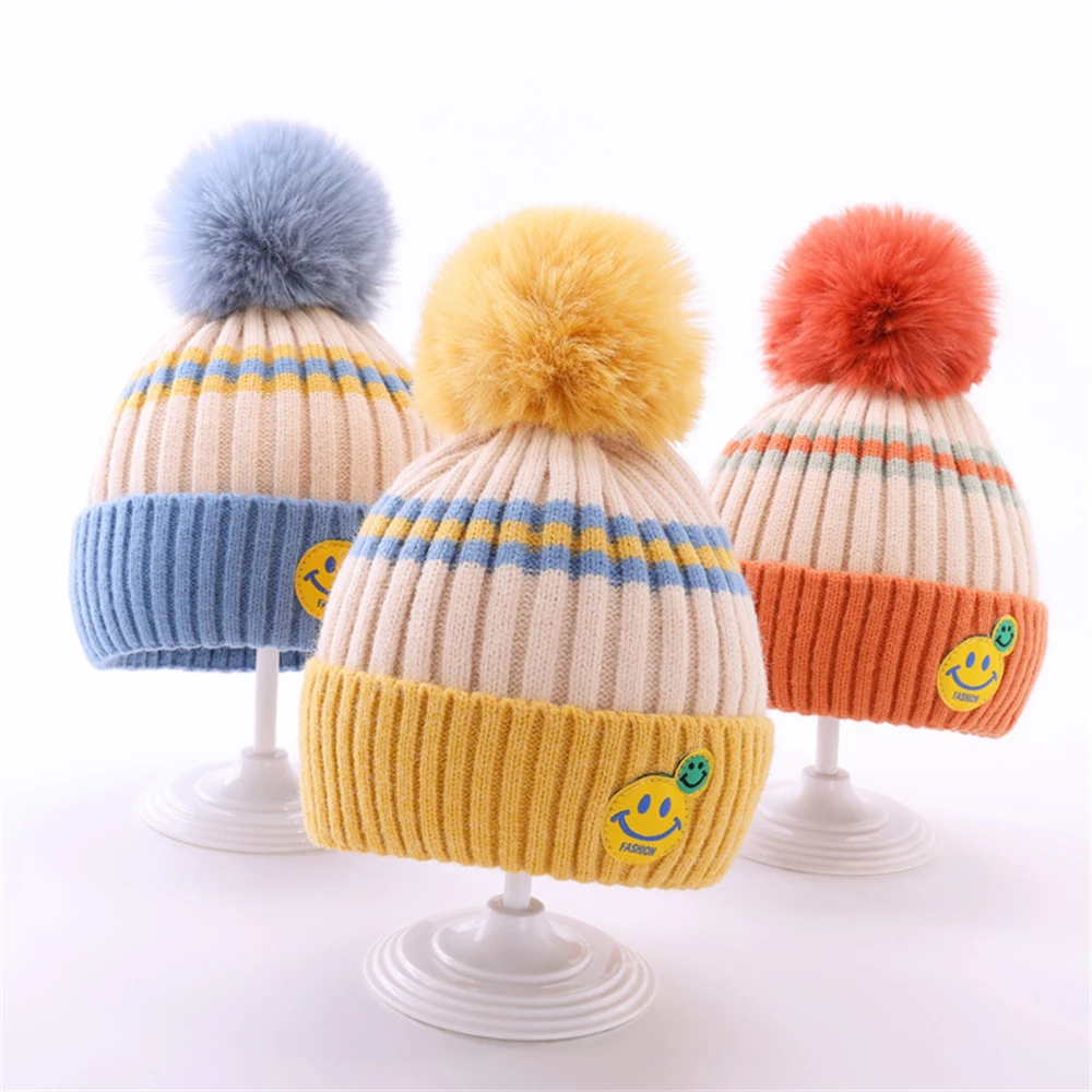 

Winter Cute Baby Wool Hat Ear Protection Warm Cotton Autumn Winter Knitted Hat Boys Boys for Children Sportmaster Scarves Boy