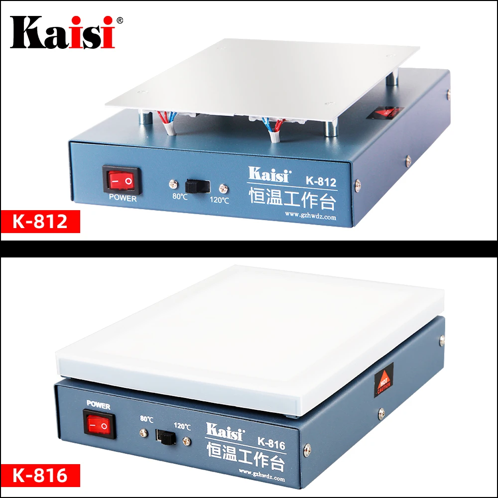 kaisi lcd screen separator heating platform 110220v glass removal smooth plate screen separator lcd repair machine free global shipping