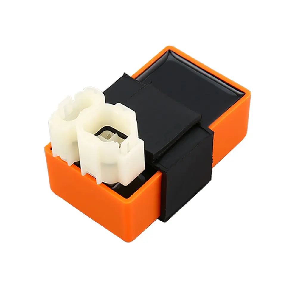 6 Pin AC CDI Коробка зажигания оранжевый для GY6 50cc 125cc 150cc Мопед Скутер ATV Quad багги картинг мотоцикл мотокросс
