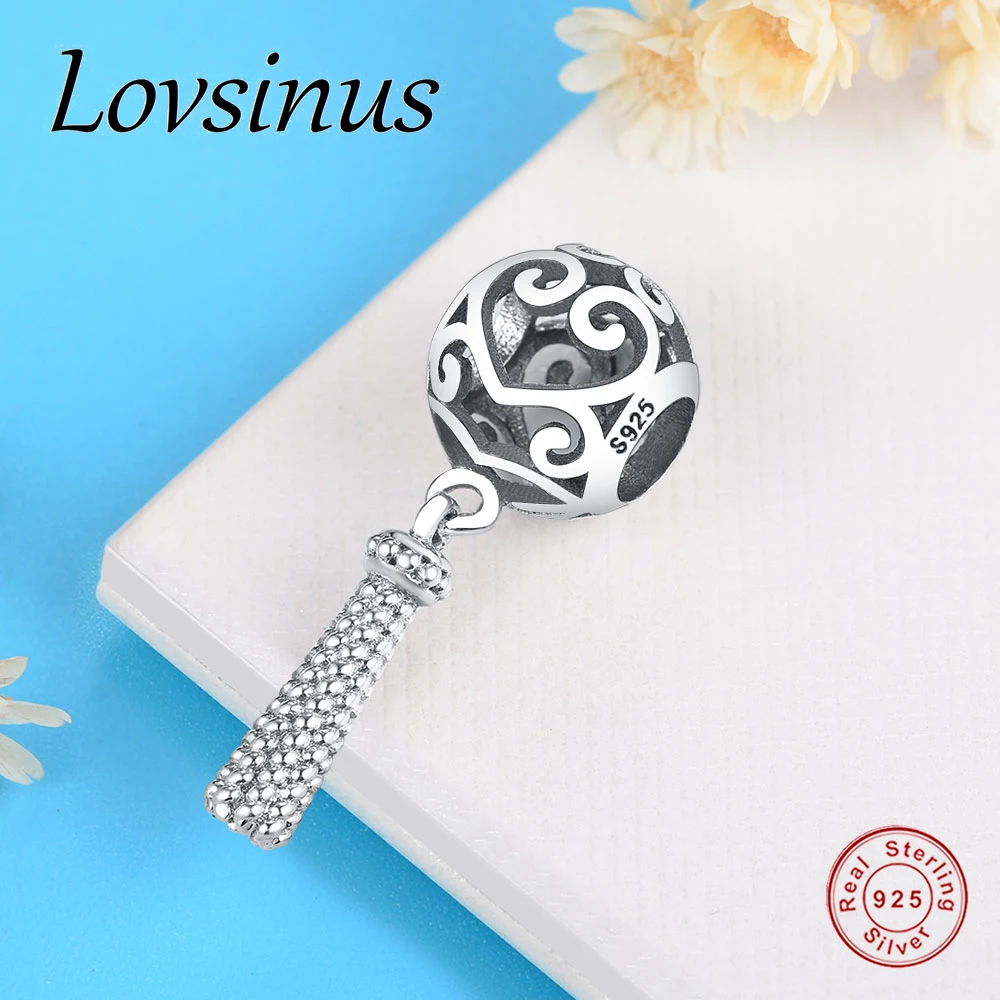 2018 новый 925 стерлингового серебра браслет Зачарованные с кисточкой сердцем