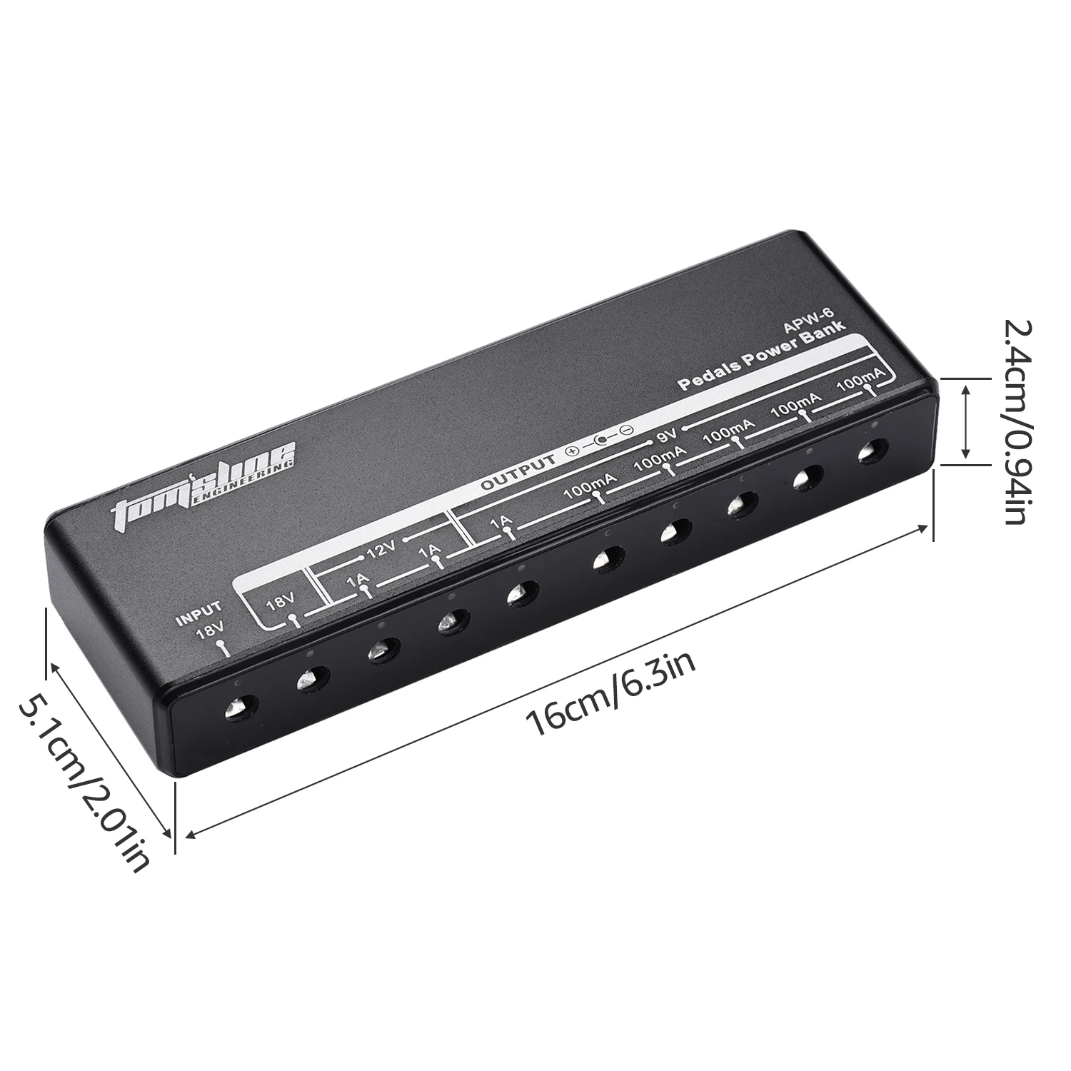 Блок питания для гитарных эффектов с 9 изолированными выходами педали В/12 В/18 в