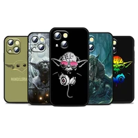 yoda star wars cute for apple iphone 13 12 11 pro max mini xs max x xr 6s 6 7 8 plus 5s se2020 soft black phone case