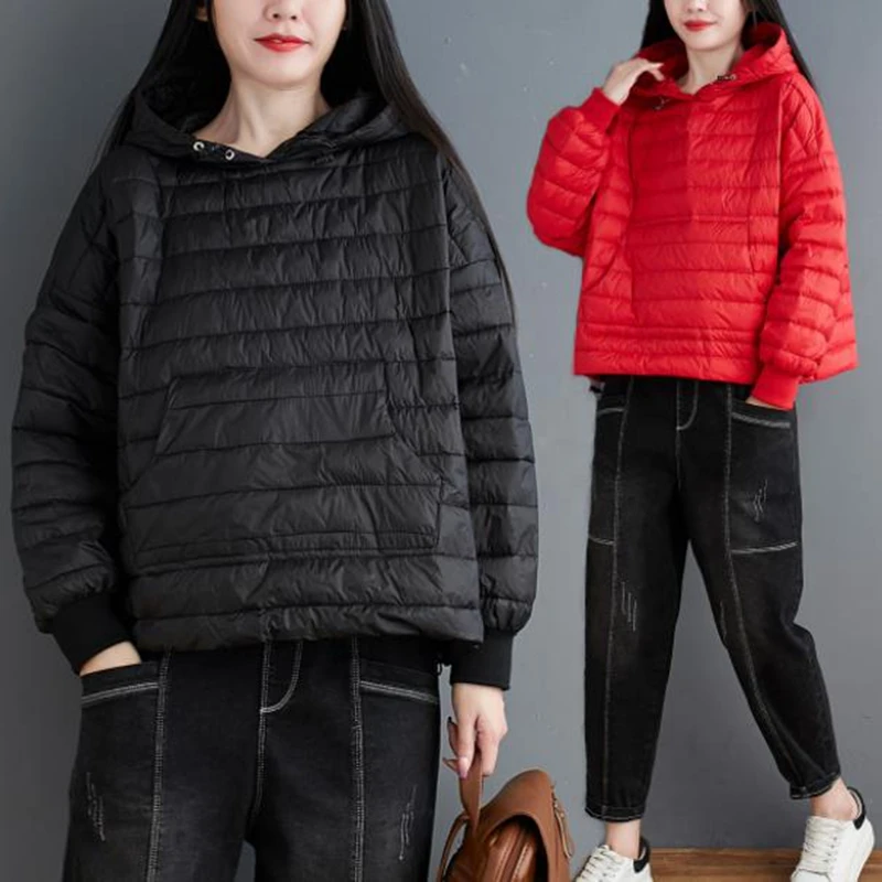

Large size women's coat autumn and winter new age reducing coat foreign style fat sister long sleeve casual casual cotton clothe