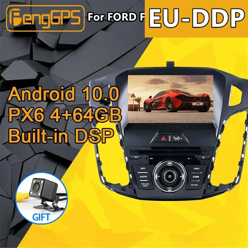 Мультимедийная магнитола для FORD FOCUS Android 2012 2017 автомобильное радио DVD плеер