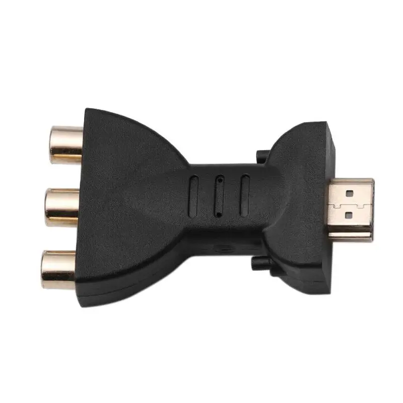 HDMI в 3 RCA видео аудио конвертер AV адаптер позолоченный для передачи сигнала ТВ