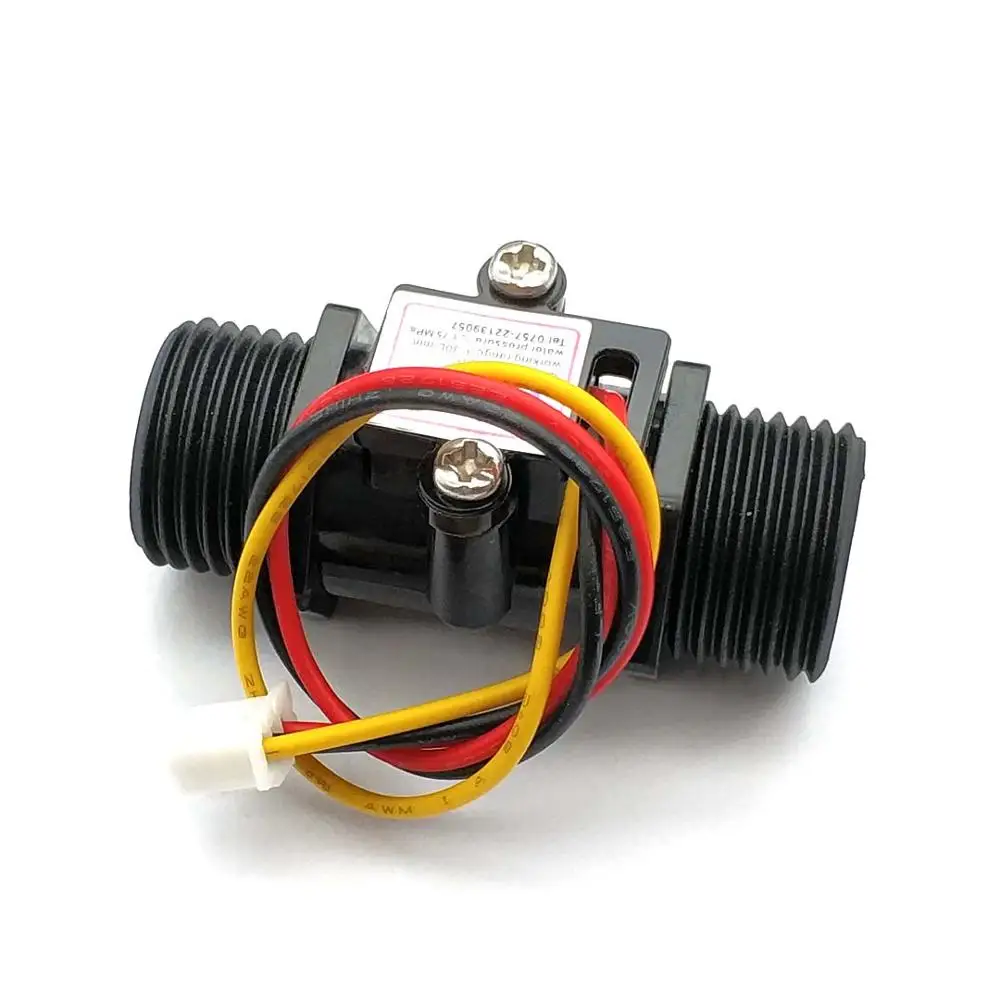 Расходомер для воды Датчик Холла расхода индикатор счетчик расходомер G1/2 0 5-25