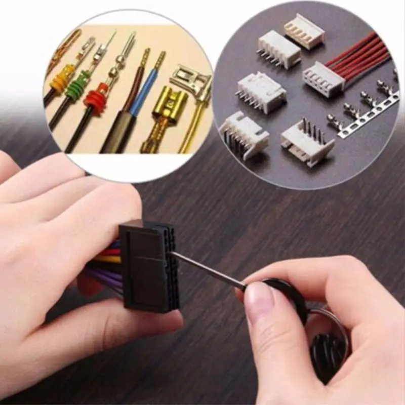 

8Pcs Car Terminal Removal Tool Kit Wire connector Pin Release Extractor Puller Needle Remove Tool