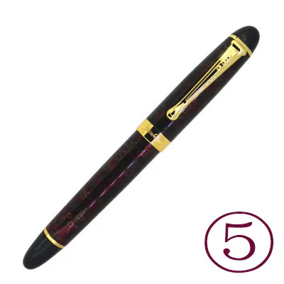 450 Deep Red Jinhao G перо металлическое модифицированное Caneta каллиграфия круглый корпус цветок корпус английская перьевая ручка канцелярские принадлежности заменитель dip Ручка 450/599 - Цвет: 450 Deep Red