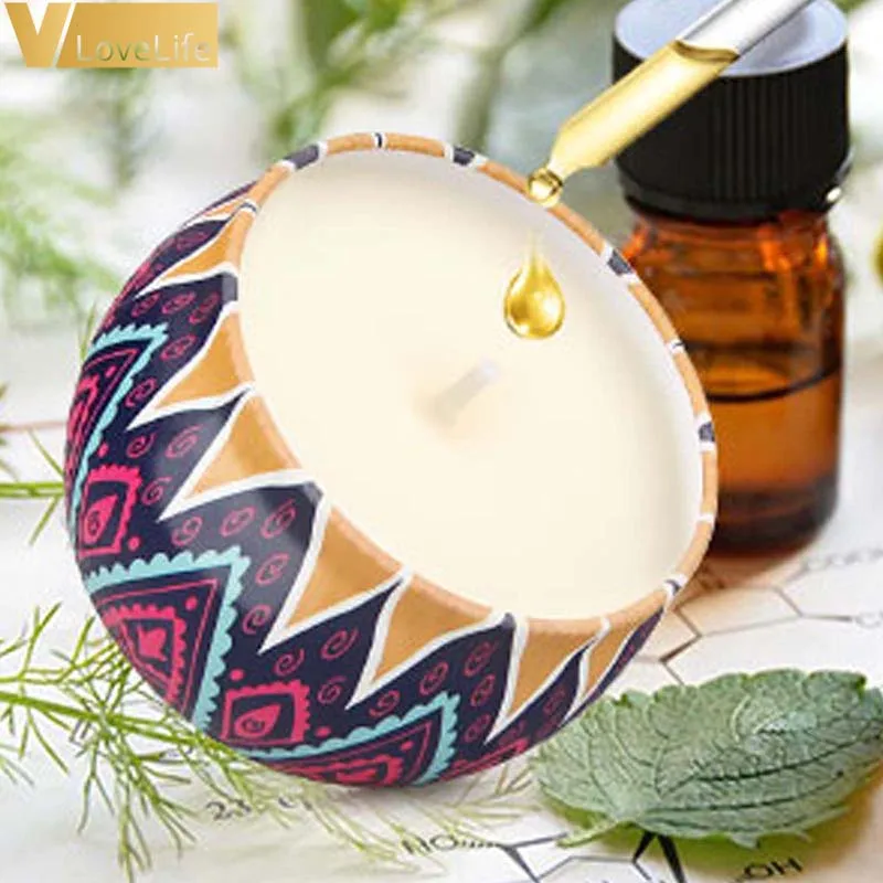 Ароматические свечи подарочный набор 100% Натуральный Соевый Воск Путешествия