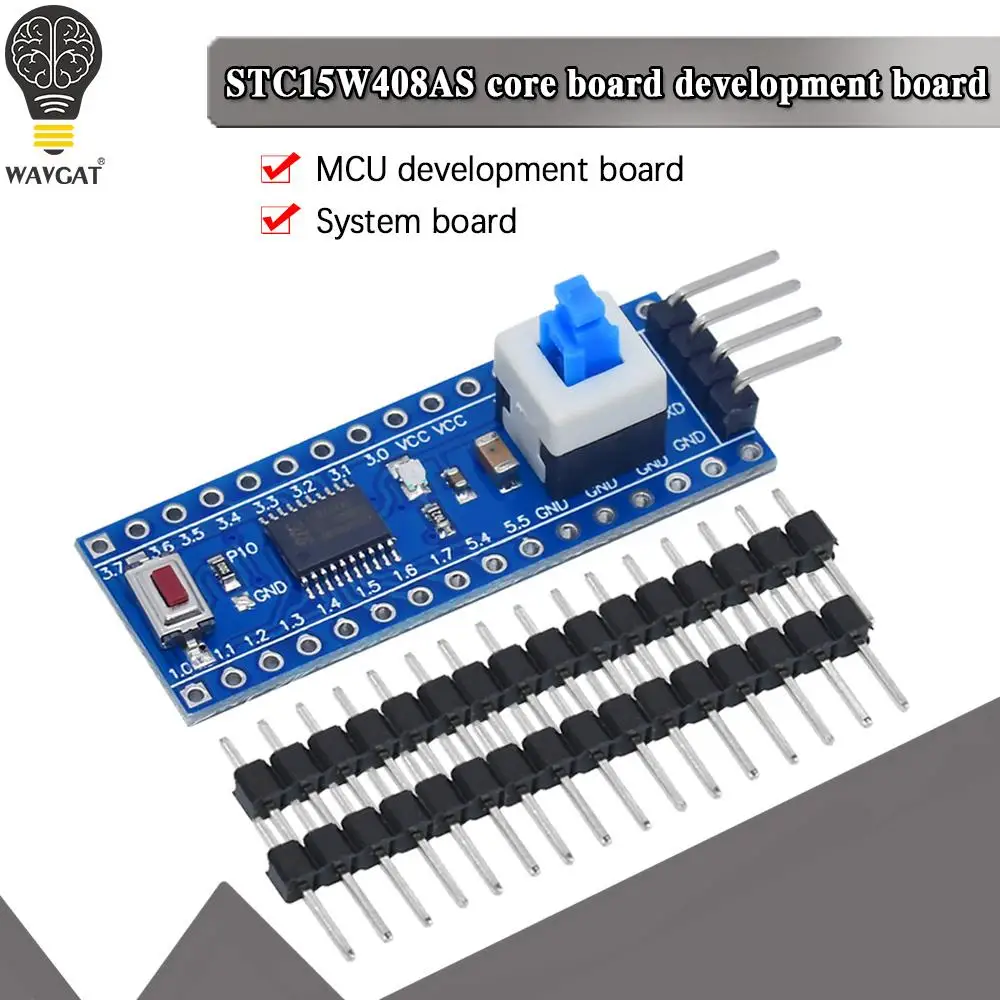 

STC15W408AS Minimum 51 MCU Development Board Core Learning Board Control Module TTSOP20 2.5-5.5v 2.54mm