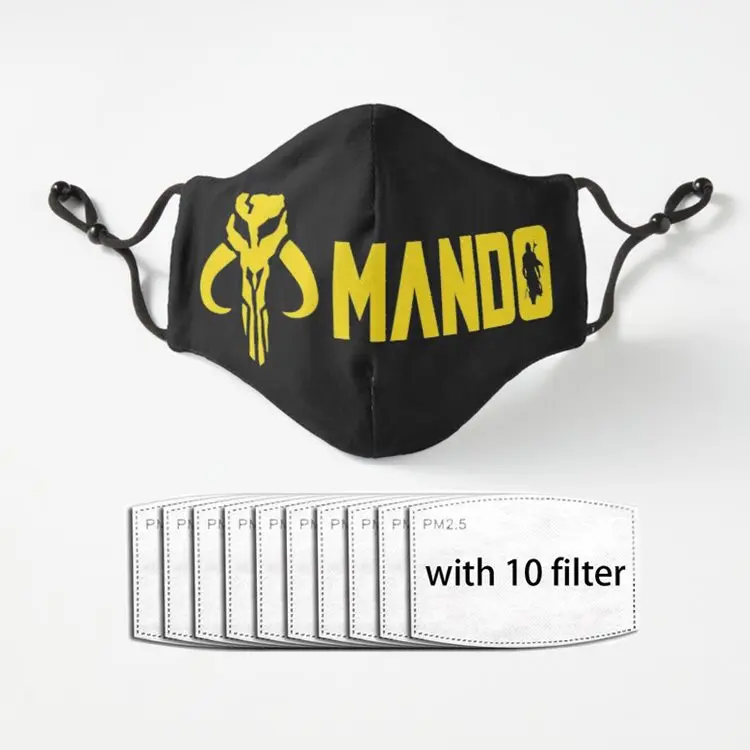 

Mando Fashion Men Women Outdoor Sport Mask Mouth Masks Fashion Luxury Cute Stuff Golf Mascarillas