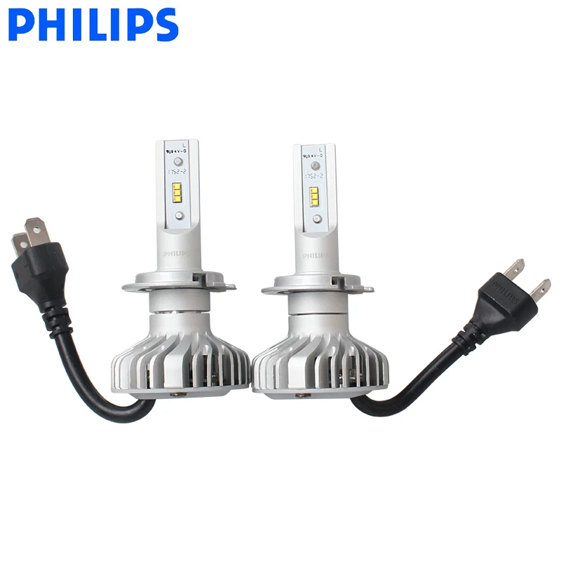 Philips LED H7 Ultinon Автоматическая фара 6000K холодный синий белый свет + 160% ярче