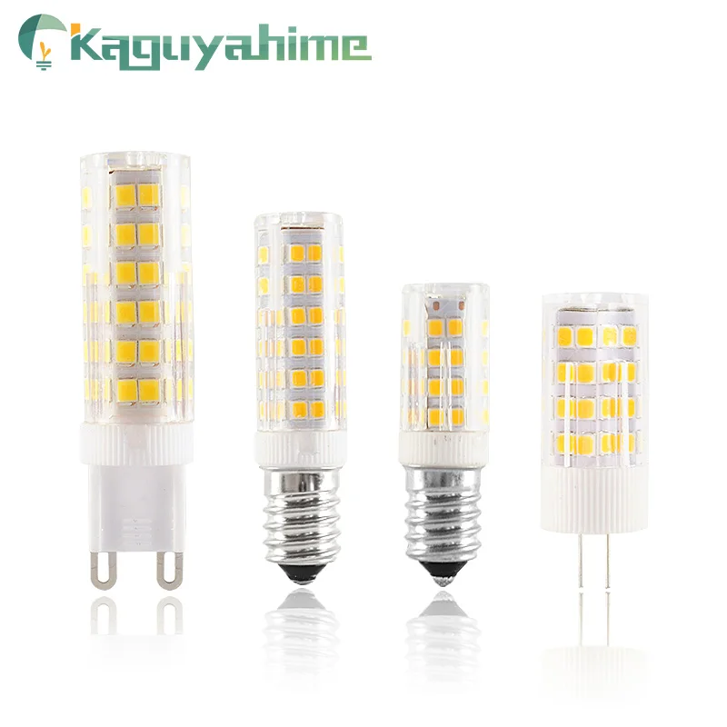 

Kaguyahime Dimmable LED G4 G9 E14 Lamp bulb Ceramics DC 12V AC 220V 3W 6W 9W COB G9 led G4 for chandelier replace halogen lamps