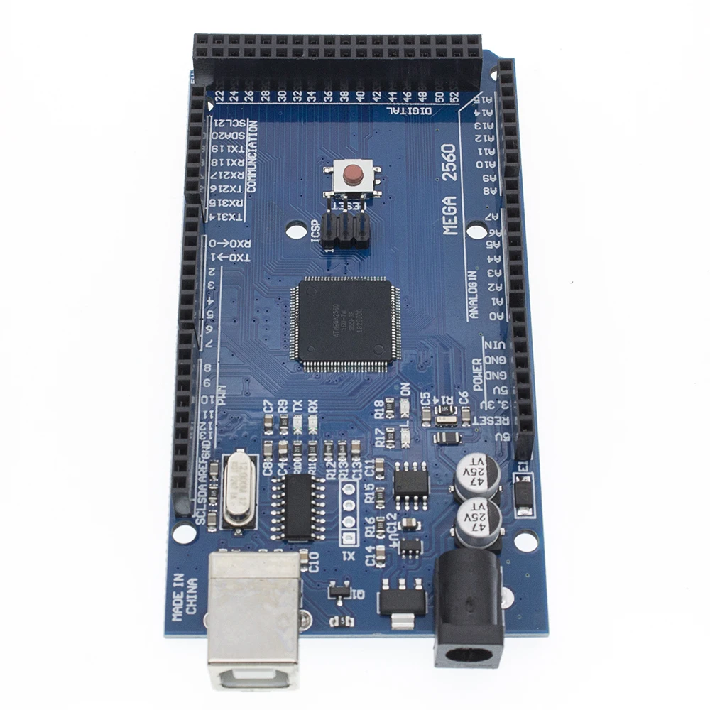 МЕГА 2560 R3 ATmega2560-16AU плата+ USB кабель совместим с МЕГА 2560(5 плата+ 5 USB кабель