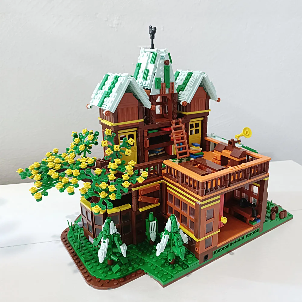 

Creator Expert Moc Bricks Street View Moc Blocks Timehouse Cafe Model Bricks 2466Pcs 86002 Cafe Corner Modular Building Blocks