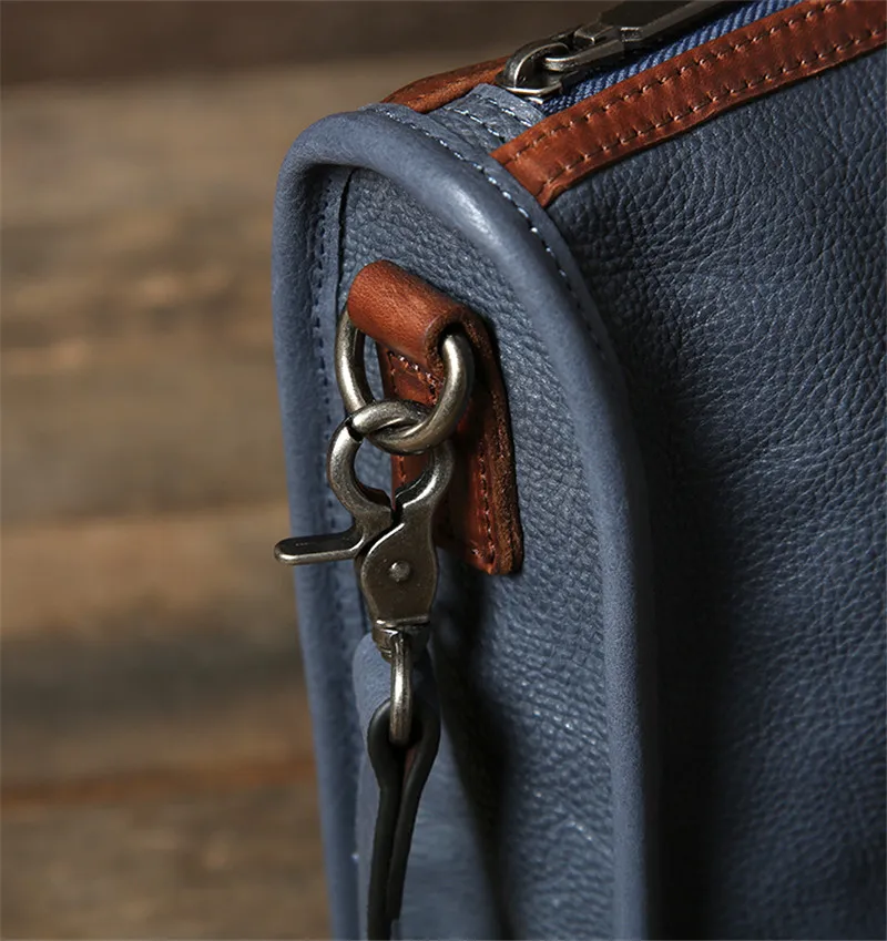 PNDME business retro luxury genuine leather men briefcase casual soft natural real cowhide handbag laptop shoulder messenger bag