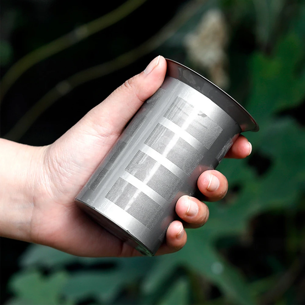 Титановая сетчатая чайная корзинка для заварки фильтр наружной посуды чайного