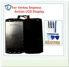 Сенсорный ЖК-дисплей в сборе, черного цвета, с лентой и инструментами для Vertex Impress Action