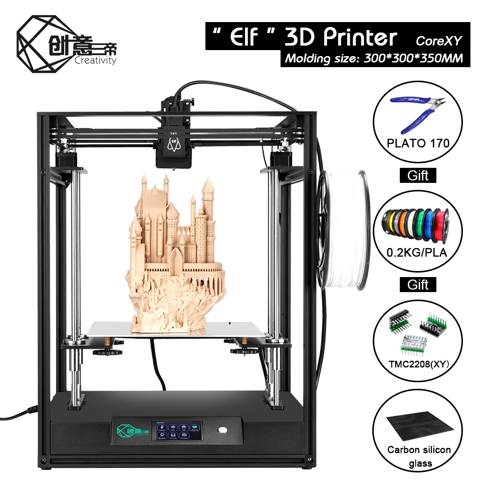 3D-принтер CoreXY elf FDM 300*300*350 мм | Компьютеры и офис