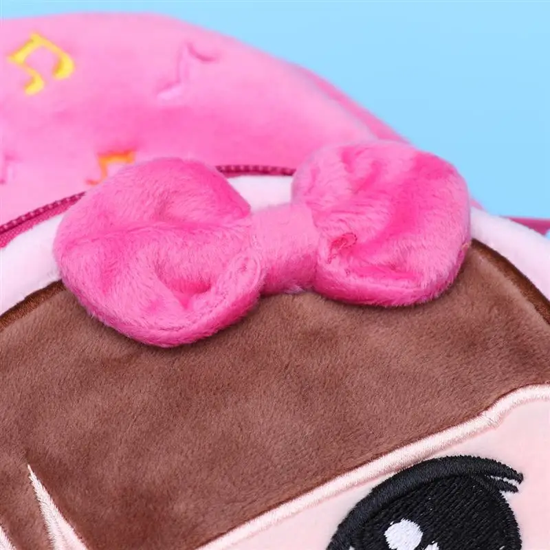 Яркая 3D игрушка в мультяшном стиле плюшевая школьная сумка для дошкольников