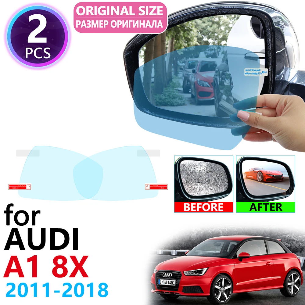 Для Audi A1 2011 ~ 2018 полное покрытие для зеркала заднего вида противотуманные пленки