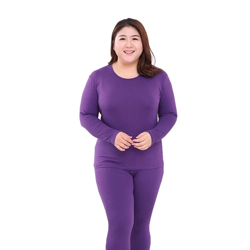 Women's Thermal Underwear Woman Winter Autumn Spring Long Johns Set Plus Size Warming Largo Johns Cotton Clothing Free Shipping