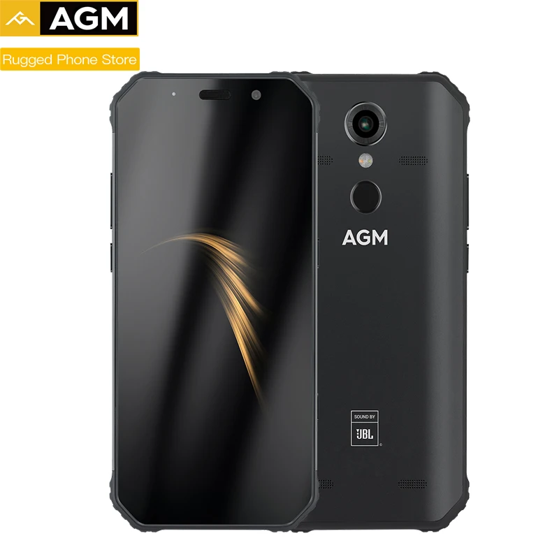 AGM A9 кобрендинг 4G ram 64G rom 5,9" Android 8,1 5400mAh IP68 водонепроницаемый прочный телефон четырехъядерный динамик NFC