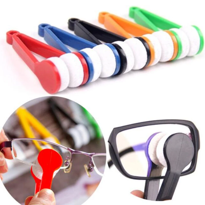 

Double Sided Glasses Cleaning Brush Multifunctional Portable Glasses Cleaner