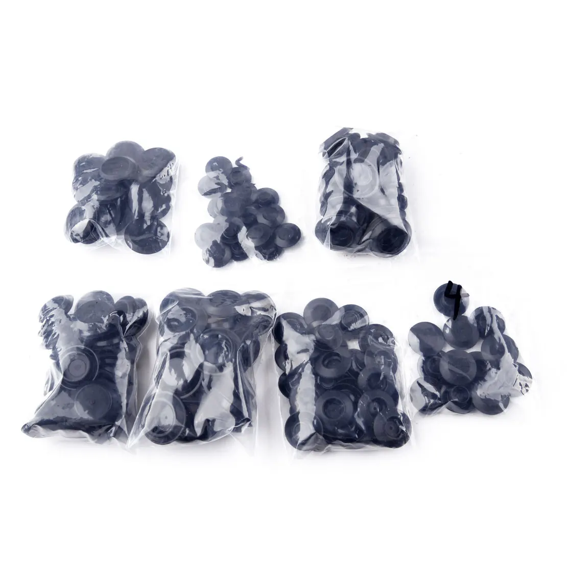 

DWCX Universal 141 Mixed Plugs Button Flush Mount Sheet Metal Fasterner 6 Kinds Assortment Kit A6831 fit for Auveco HE45