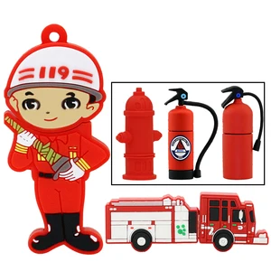 Флэш-накопитель USB флэш-накопители 8 Гб пожарный Огнетушитель пожарная машина на флэшке, Бесплатная доставка 32GB персонализированные 4 Гб оперативной памяти, 16 Гб встроенной памяти, флеш-накопитель USB диск подарки