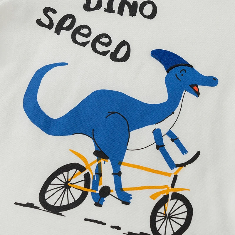 Balabala/футболка с длинными рукавами для мальчиков Детская одежда малышей Сезон