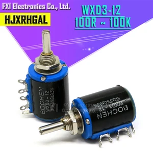 2 шт. WXD3-12series WXD3-12 1 Вт 1K 2K2 3K3 4K7 10K Ohm 100R 220R 470R 2,2 K 3,3 K 4,7 K WXD3-12 1 Вт проволочный потенциометр