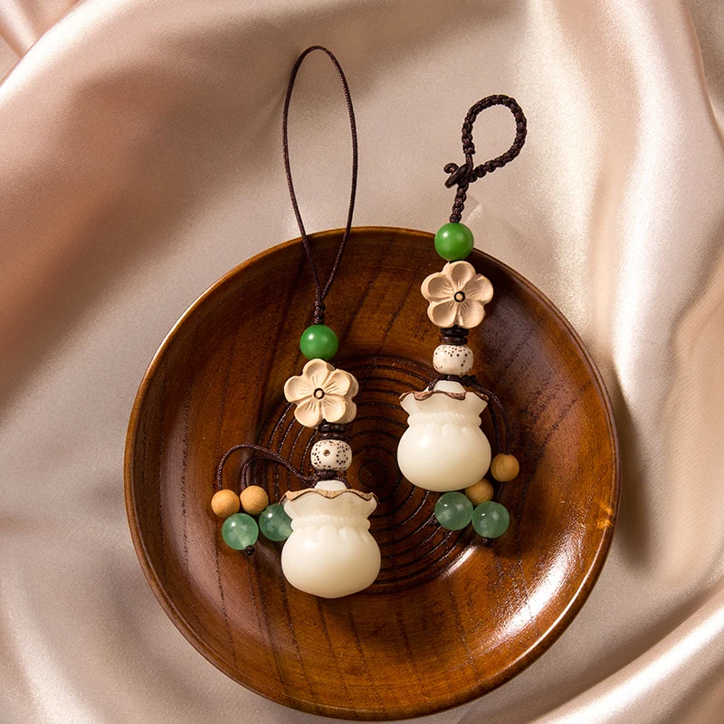 tibetan buddhist handmade braided phone accessory bag pendant good luck fortune wealth charm couple gift car pendent free global shipping