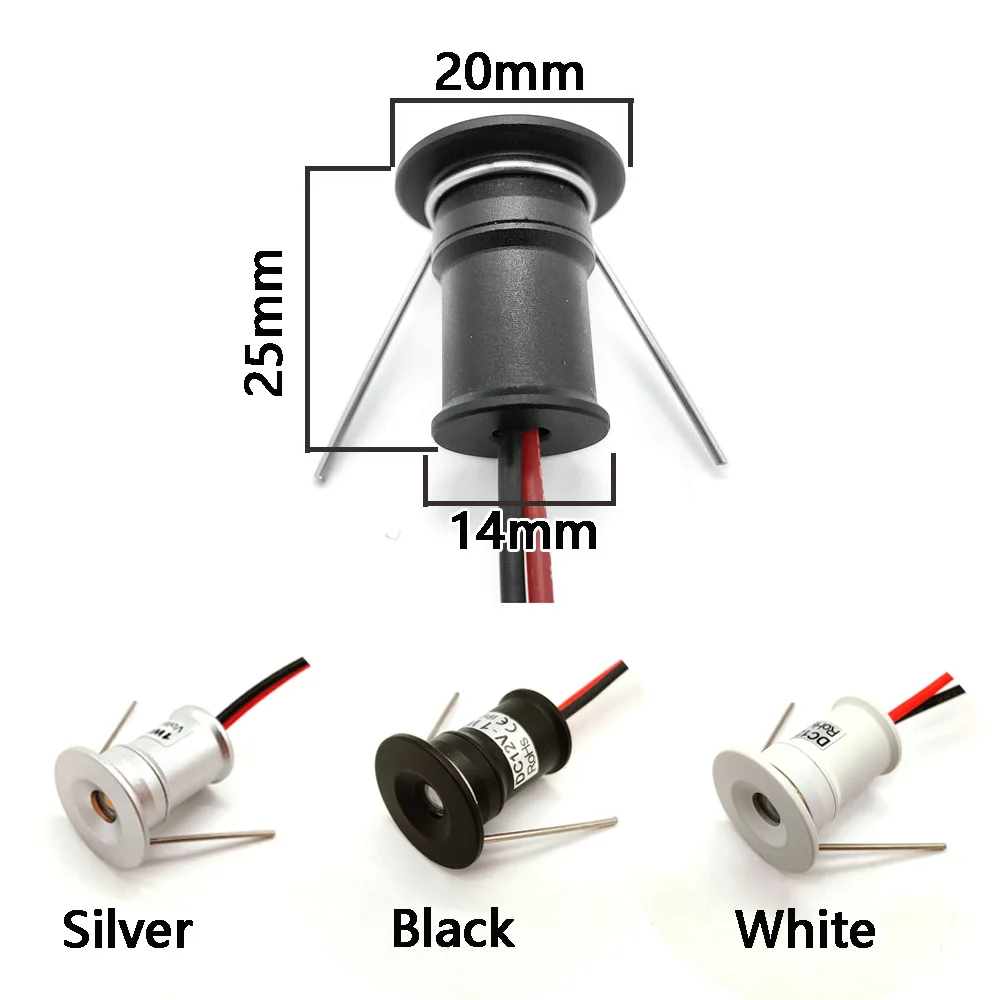 9 шт. 12V Мини Светодиодный точечный светильник Водонепроницаемый IP65 Встраиваемые