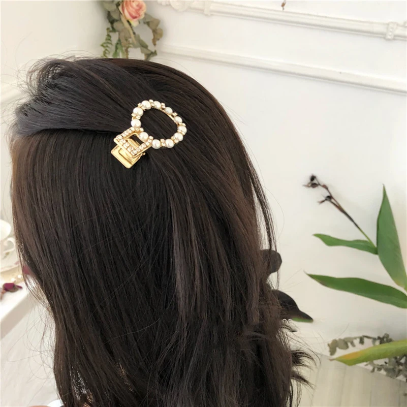 Новинка 2019 модные заколки для волос женщин Симпатичные с жемчугом девочек
