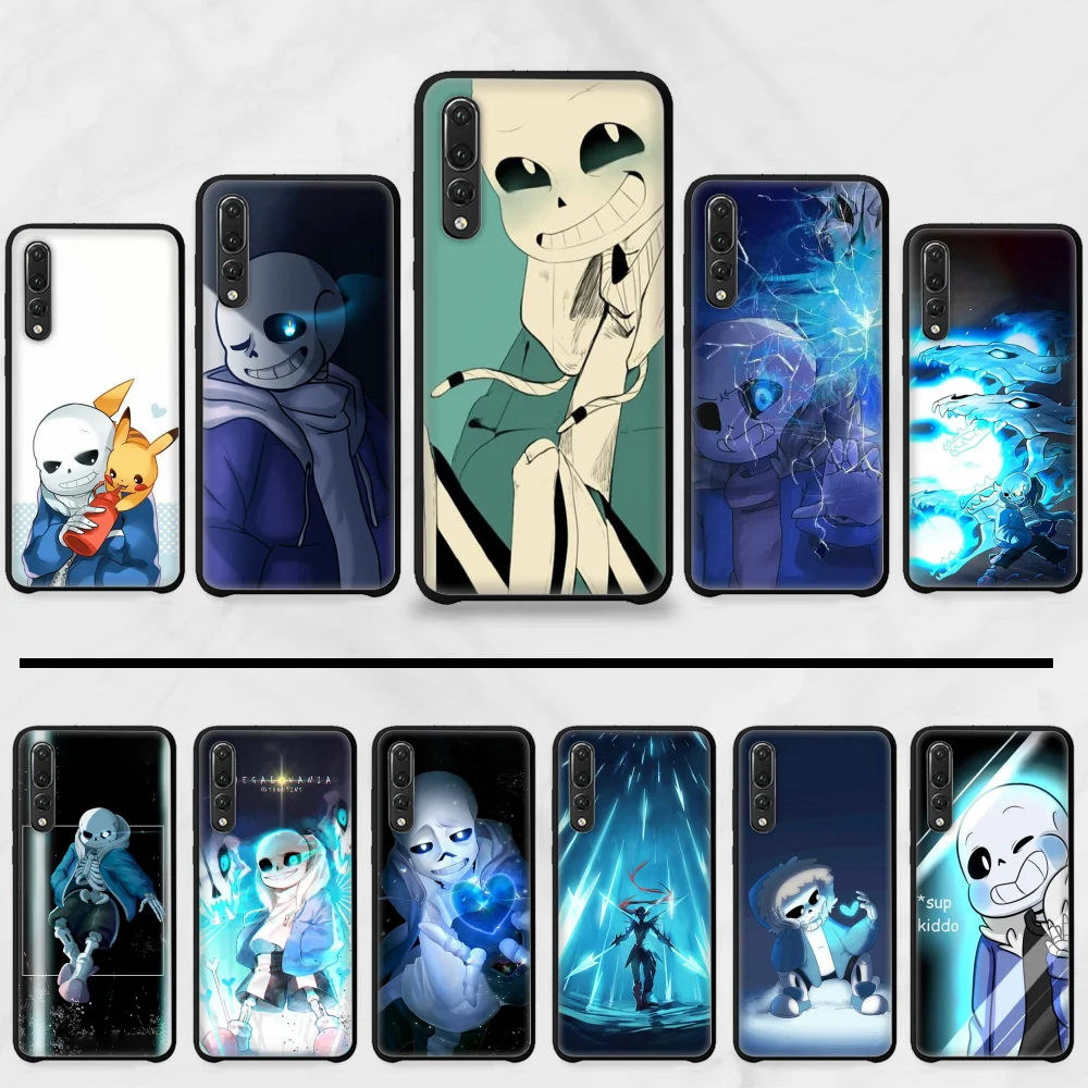 Горячее предложение чехол для телефона Undertale Sans DIY Huawei P9 P10 P20 P30 Pro Lite smart Mate 10 20 Y5 Y6 Y7