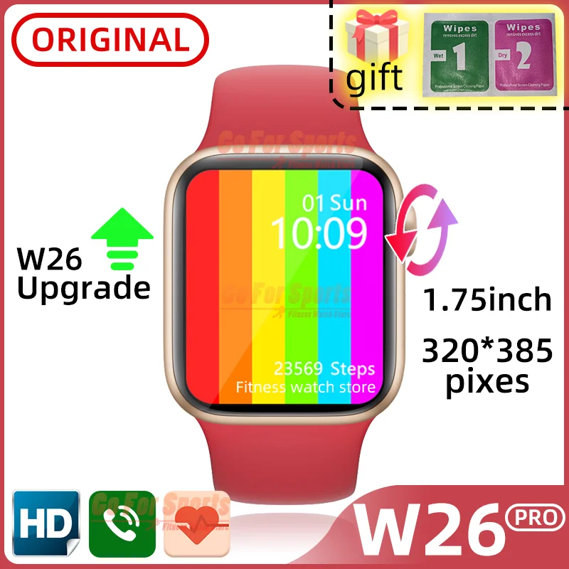 Смарт часы W26 + pro series 6 фитнес браслет с пульсометром pk iwo 13 AK76 W34 W46 HW12|Смарт-часы| |