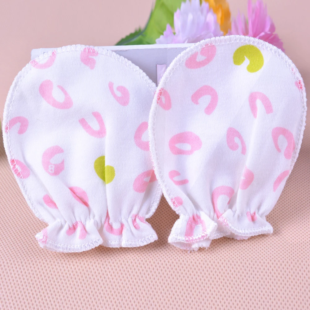 3 Pairs Newborn Baby Mitte Soft Cotton Anti Scratch Mittens Gloves Gift | Детская одежда и обувь