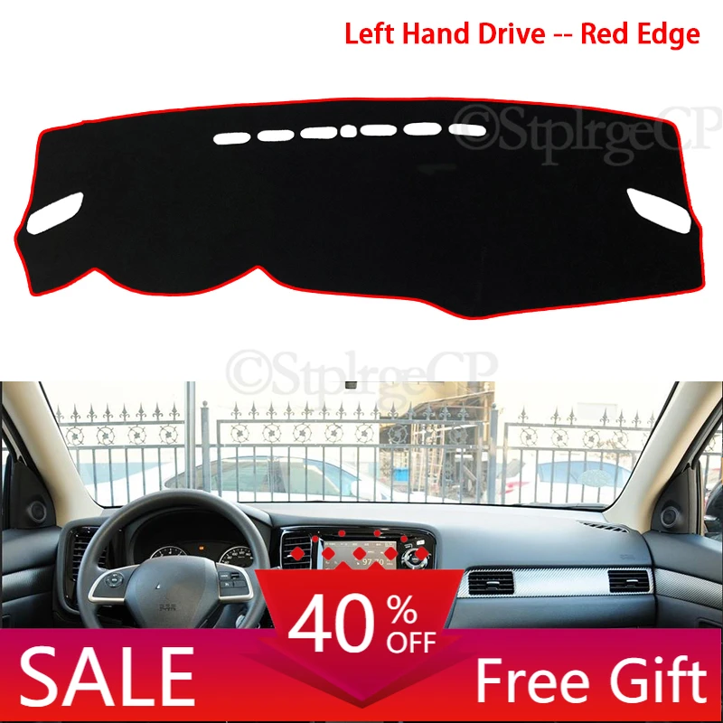 

for Mitsubishi Outlander 2013 2014 2015 2016 2017 2018 2019 3rd Gen Anti-Slip Mat Dashboard Cover Sunshade Dashmat Accessories